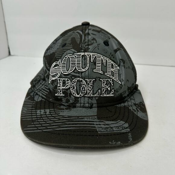 South Pole Authentic Vintage Youth Fitted Hat Skater Streetwear Money Grunge - Picture 2 of 7